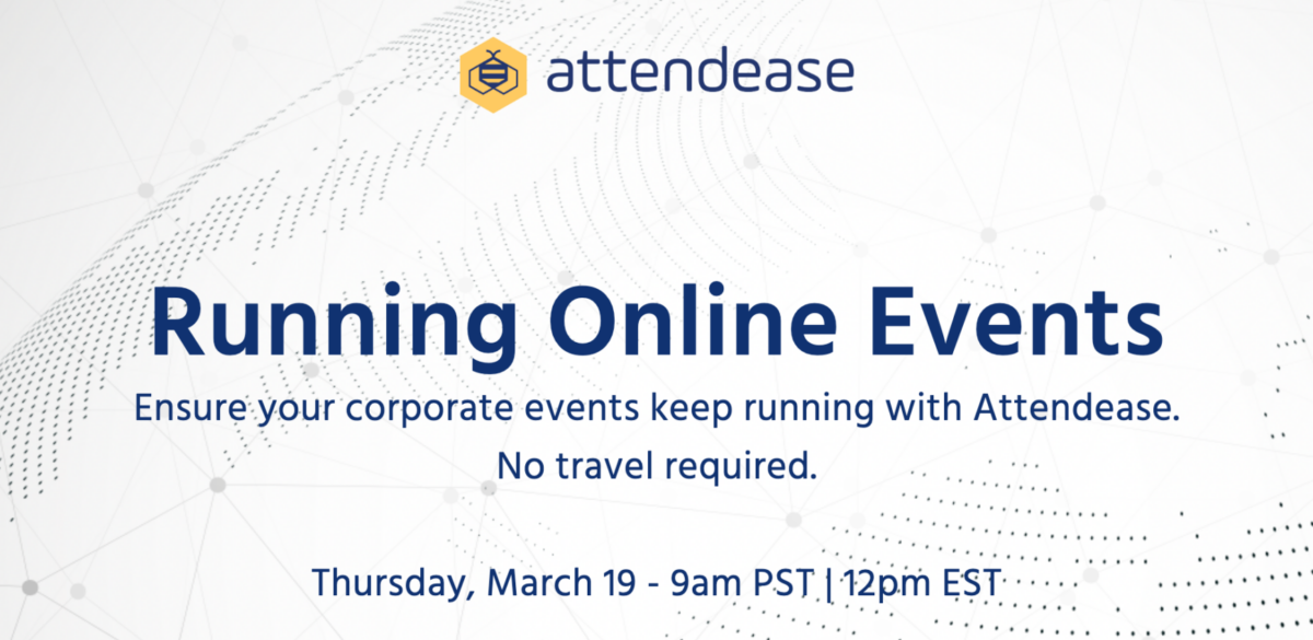 Webinar: Running Events Online [COVID-19 Update]